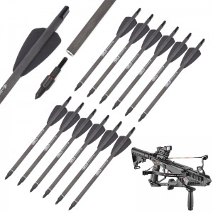 Nika Bắn cung 113167-13 ID6.2mm 7.5Inch Crossbow Crossbow Bolt Cobra System Adder/R9/RX Bắn cung bắn cung bằng cách sử dụng