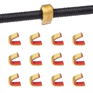 280003 Chuỗi bắn cung Nocking Points Bow String Buckle Clip cho Hợp chất và Recurve Bow