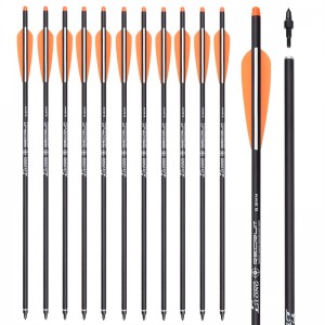 Elongngoài trời 114494 ID7.62mm 16inch Rollfiberlass Bolt TPU Vanes Bắn cung bắn súng bằng cách sử dụng