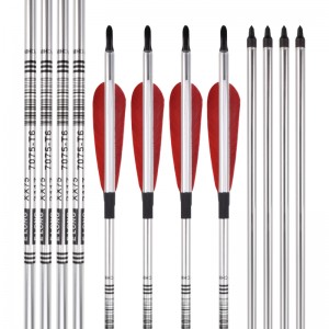 Elongngoài trời 113149-01 30 inch Nhôm Mũi tên Thổ Nhĩ Kỳ Feather Bắn cung Thực hành bắn súng