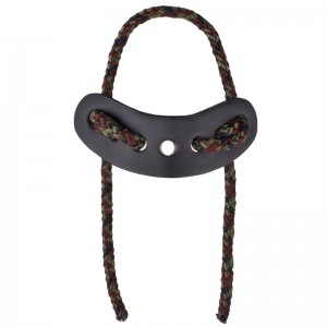 Elongngoài trời 470017 cổ tay sling màunâu da kim loại gromet cho bắn cung hợp chất bắn cung