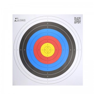 Elongngoài trời 41TF01 60 * 60cm giấy mặt mục tiêu cho bắn cung thực hành bắn mục tiêu
