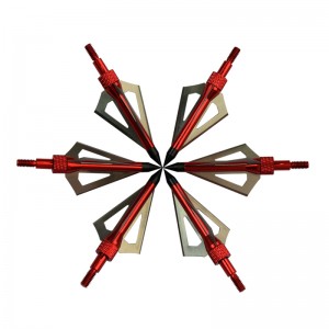 Nika Bắn cung 15B005 100/125 Broadhead thép không gỉ để săn bắn cung 3 lưỡi Broadhead
