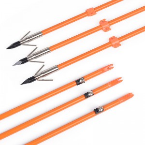 110021-05 Elongngoài trời OD8mm 32 inch Sợi thủy tinh Bowfishing Mũi tên Thiết bị đánh cá