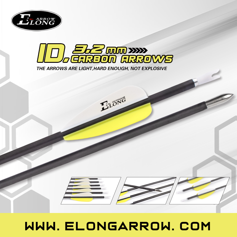 Hàng mới- Mũi tên carbon tinh khiết ID3.2mm