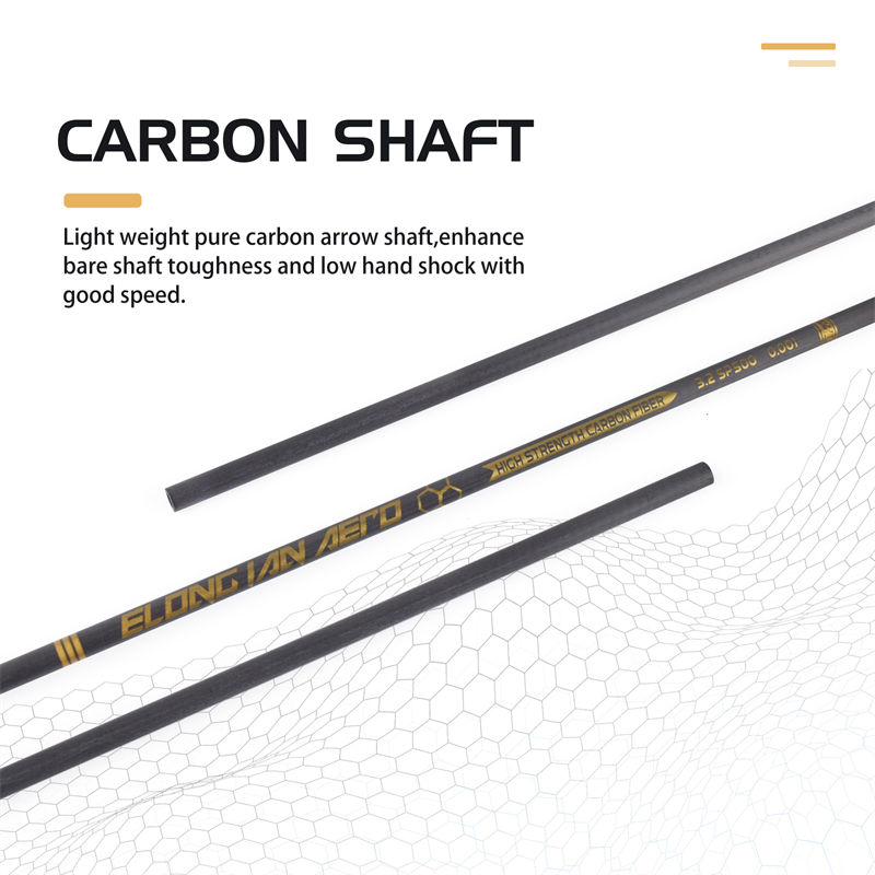 Trục sợi carbon mô đun cao cho cung thủ