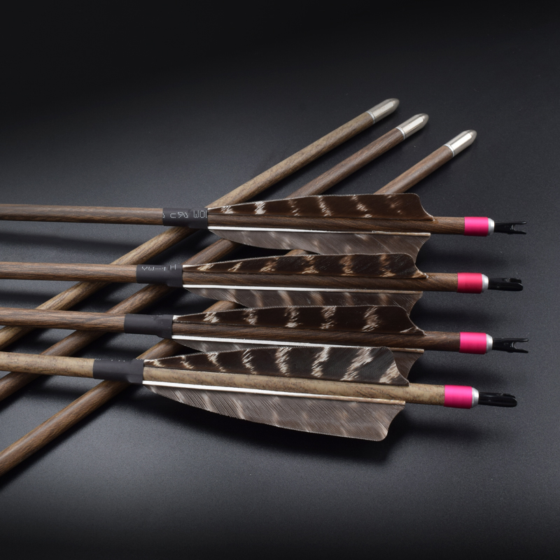 Mũi tên carbonnguyên chất bằng gỗ