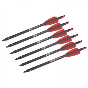 Nika Bắn cung 113167-02A 7.5Inch ID6.2mm bu lông crossbow sợi carbonnhôm Nock Cobra System Adder/R9/RX Thiết bị bắn súng bắn cung